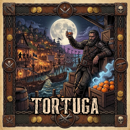 Tortuga (Tides of Fortune #4) | Oak-Aged Reserve Whiskey • Sugar-Dusted Harbor Air • Sun-Warmed Tropical Rind