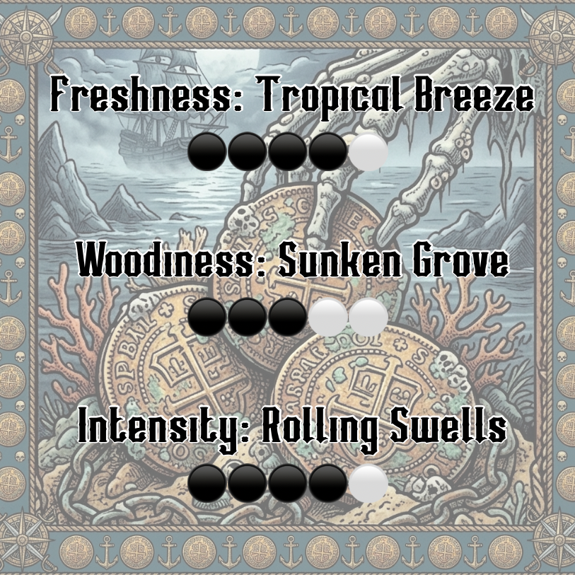 Pieces of Eight (Tides of Fortune #2) | Sun-Ripened Pineapple • Sacred Hinoki Cypress • Creamy Coconut Water