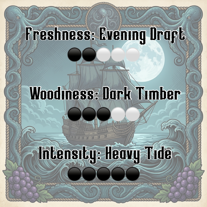 Black Pearl (Tides of Fortune #5) | Tart Midnight Currant • Inky Oceanic Mist • Velvet Amber-Oakmoss