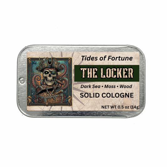 The Locker Solid Cologne (Tides of Fortune #6) | Ancient Sunken Timber • Silty Earthy Vetiver • Pressurized Siberian Fir