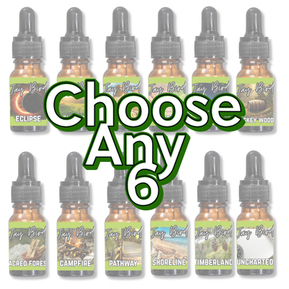 Beard Oil Sampler - 6 Pack | Your Choice of Fragrance (10ml Samples)