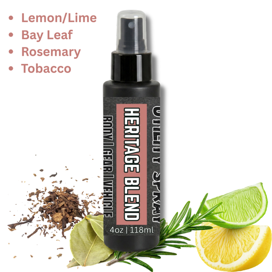 Heritage Blend Utility Spray - Citrus | Bay Leaf | Tobacco