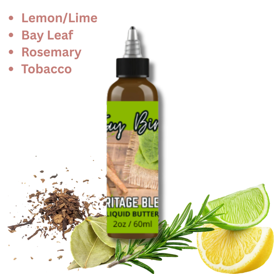 Heritage Blend Liquid Beard Butter - Citrus | Bay Leaf | Tobacco