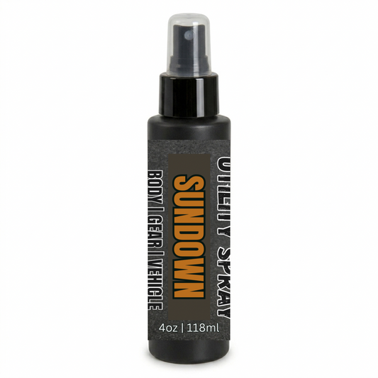 Sundown Utility Spray (Limited Reserve) | Sweet Georgia Peach • Aged Whiskey • Weathered Cedar