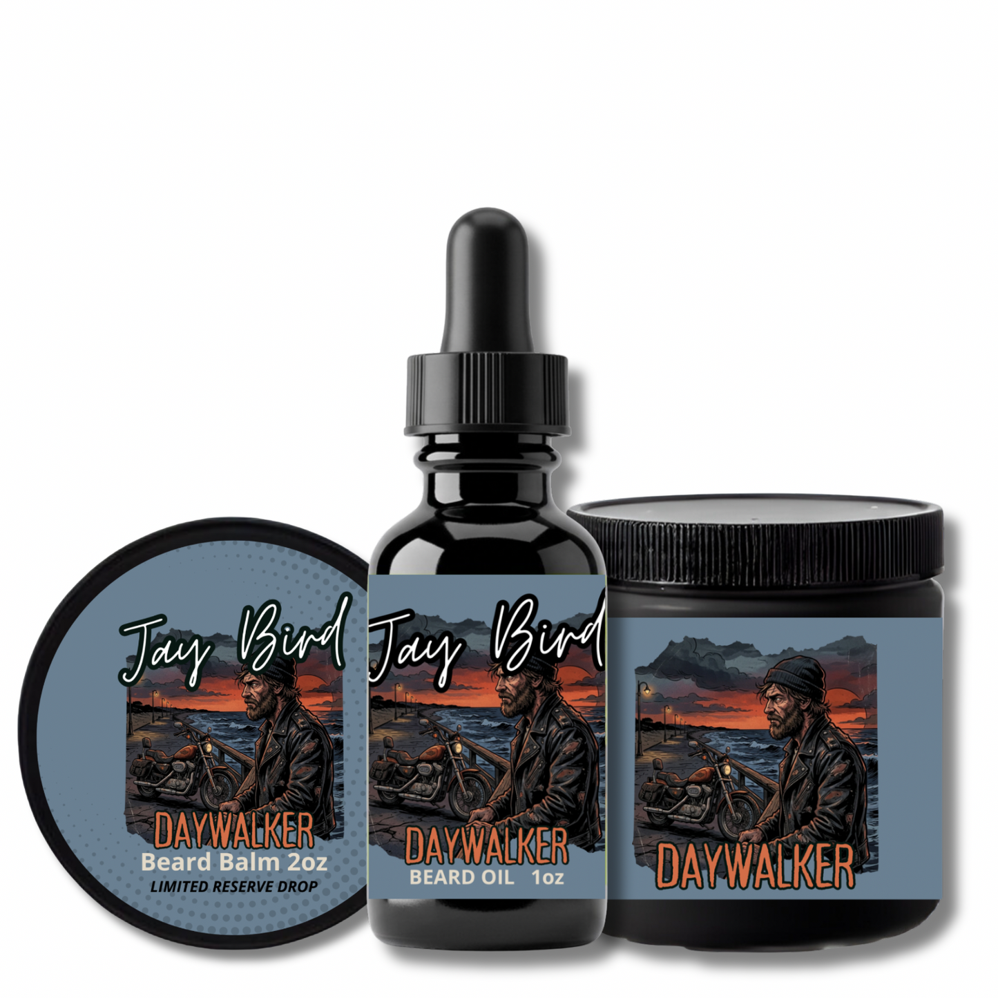 Daywalker Oil, Balm, and Butter (Limited Reserve) | Spiced Citrus • Midnight Surf • Smoked Vanilla