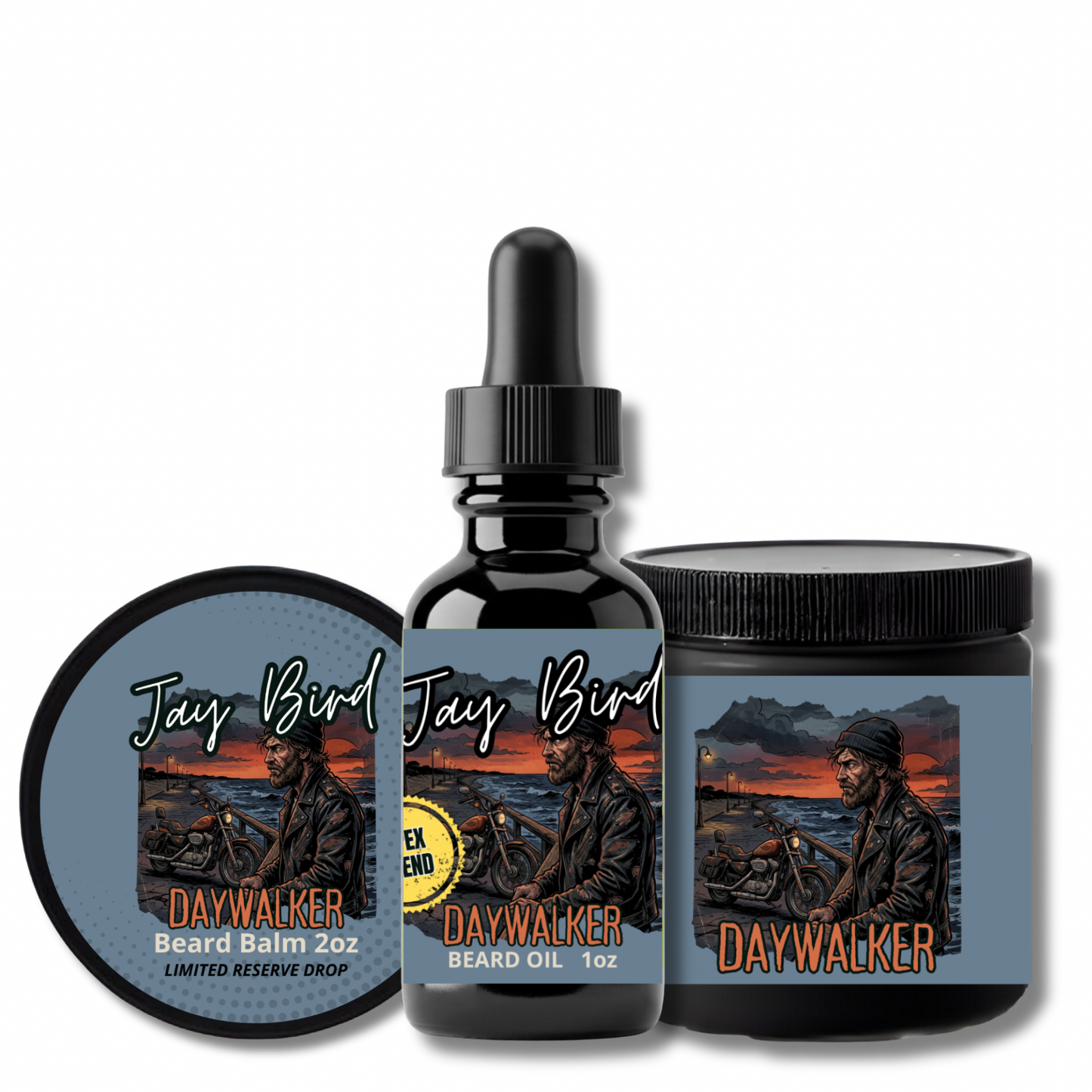 Daywalker Oil, Balm, and Butter (Limited Reserve) | Spiced Citrus • Midnight Surf • Smoked Vanilla