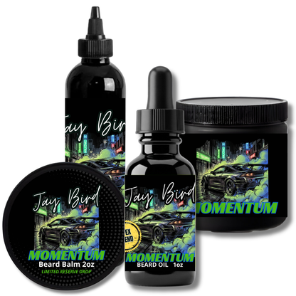 Momentum Complete Beard (Limited Reserve) | High-Octane Freshness • Pure ‘99 Nostalgia • Apple, Crushed Leaf, Clean Musk
