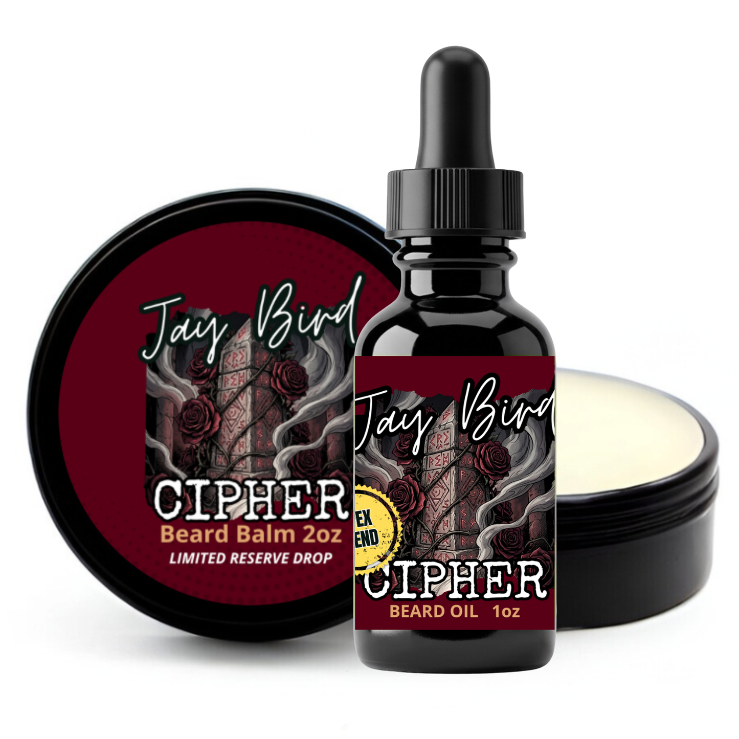 Cipher Oil and Balm (Limited Reserve) | Bright Yuzu Citrus • Biting Pepper & Sage • Spiced Oak