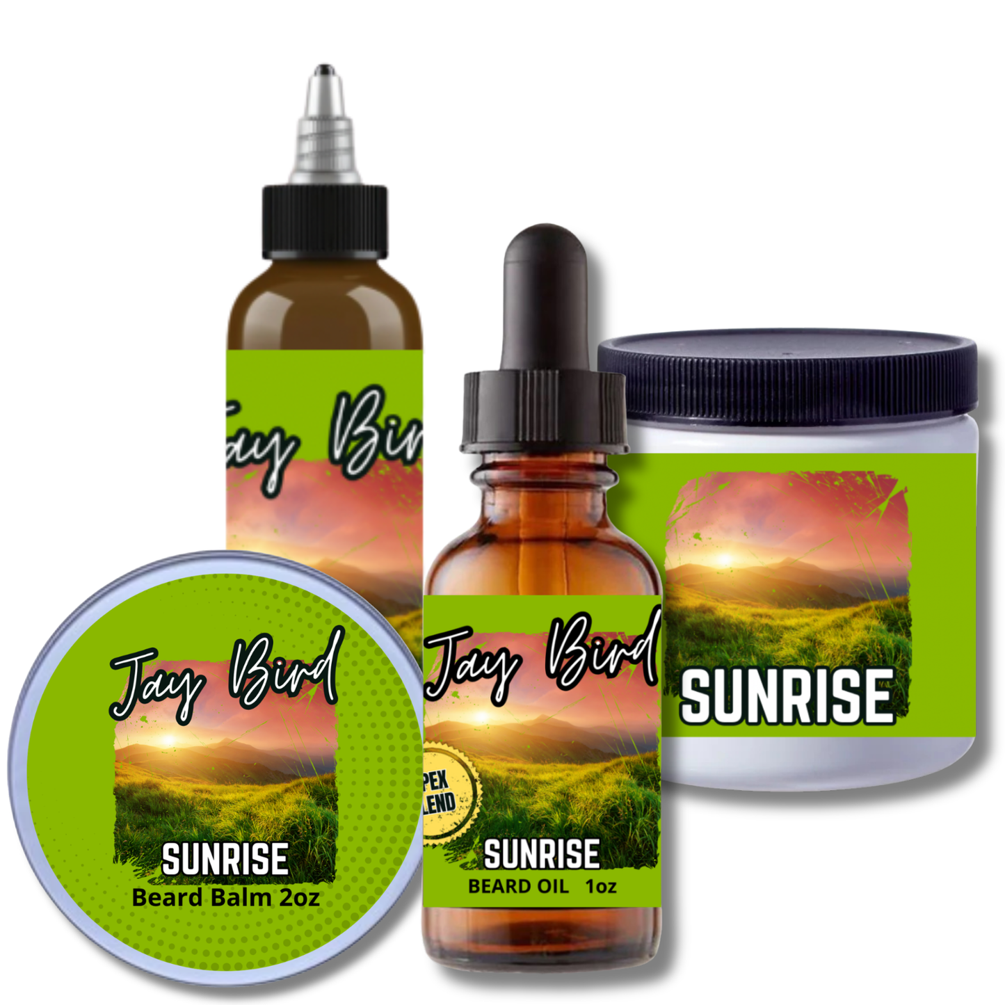 Sunrise Complete Beard | Oil, Balm, Liquid Butter, and Butter