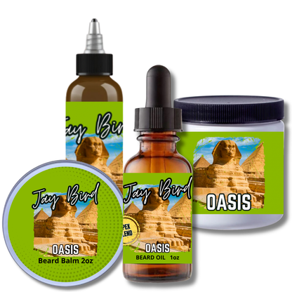 Oasis Complete Beard | Oil, Balm, Liquid Butter, and Butter
