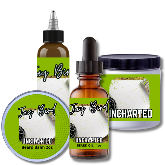 Uncharted Complete Beard | Oil, Balm, Liquid Butter, and Butter