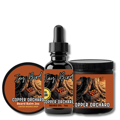 Copper Orchard Oil, Balm and Butter (Limited Reserve) | Radiant Blood Orange • Spiced Cider • Weathered Oak