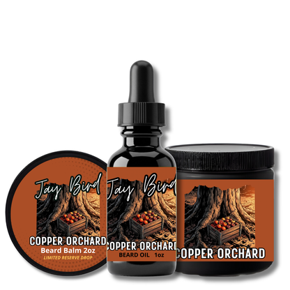 Copper Orchard Oil, Balm and Butter (Limited Reserve) | Radiant Blood Orange • Spiced Cider • Weathered Oak