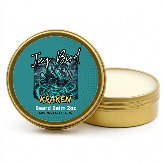 Kraken Beard Balm (Mythos) | Freezing Ozone • Black Amber • Crushed Moss