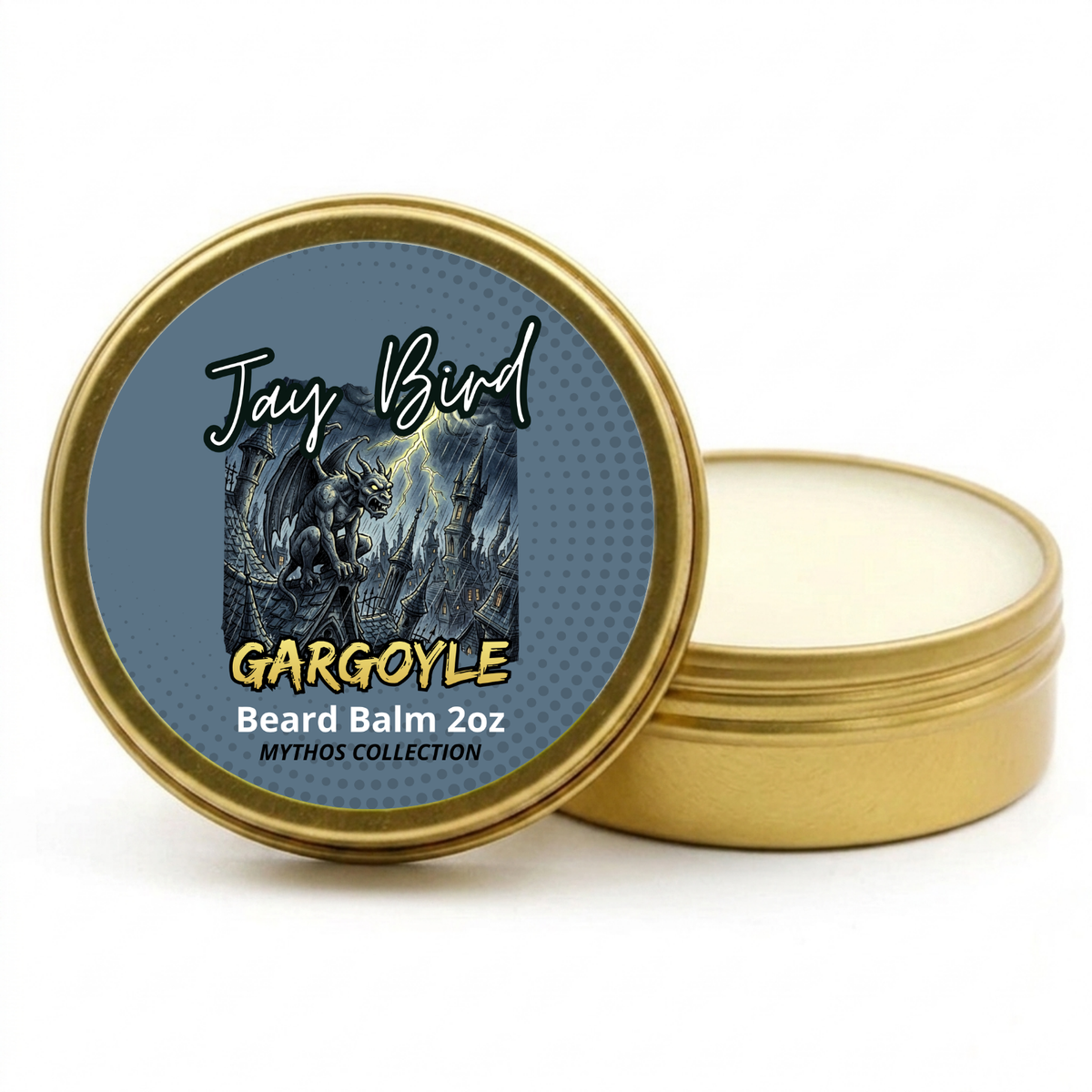 Gargoyle Beard Balm (Mythos) | Icy Mint • Midnight Vanilla • Shadowy Cashmere