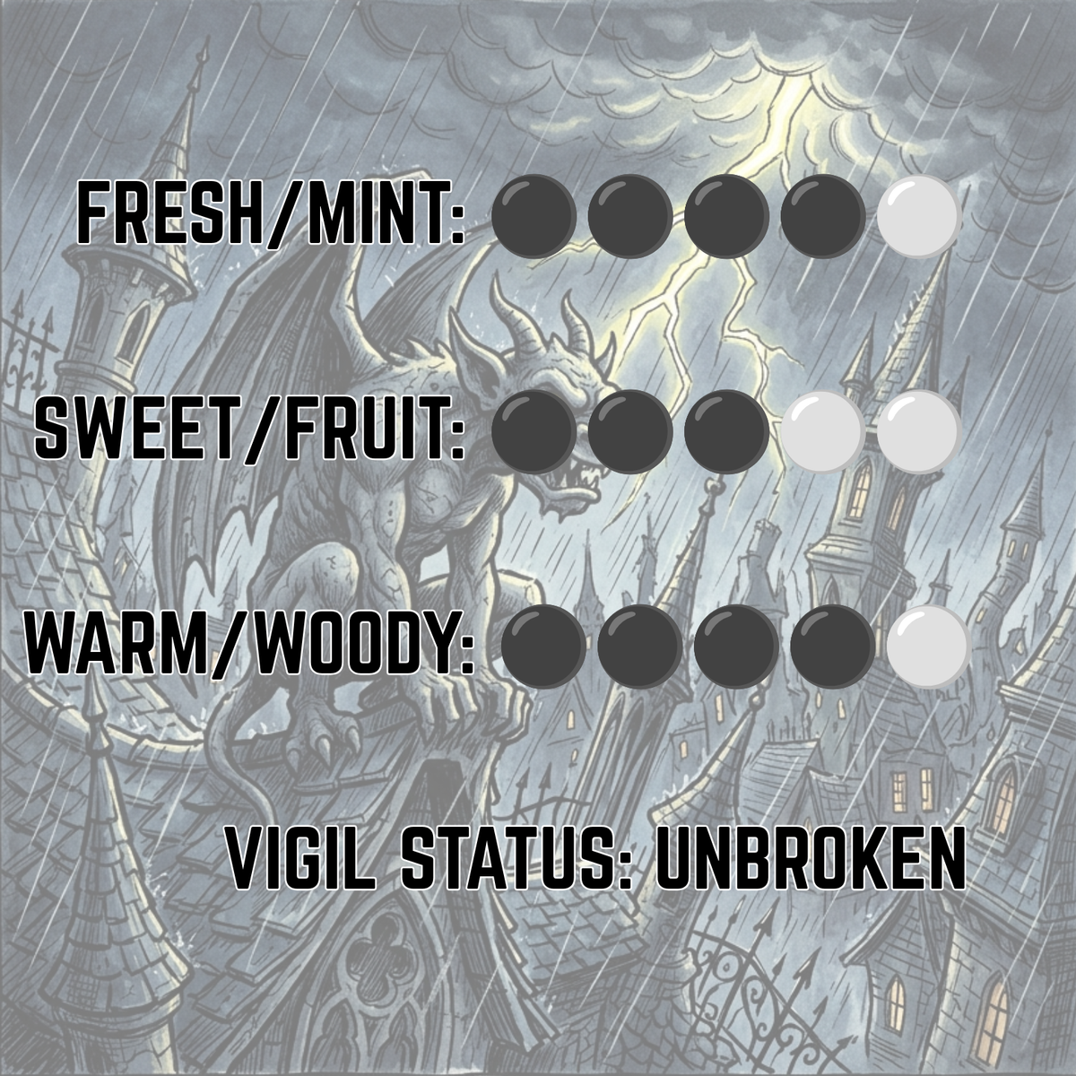 Gargoyle Cologne (Mythos) | Icy Mint • Midnight Vanilla • Shadowy Cashmere