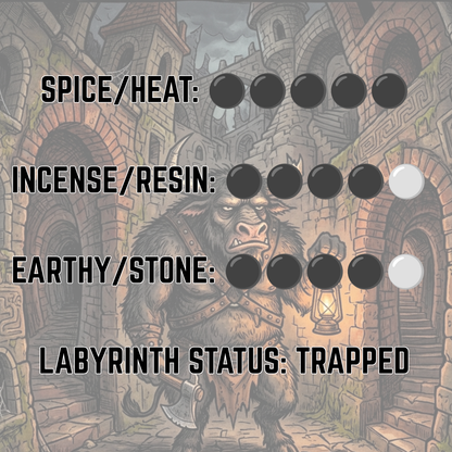 Minotaur Cologne (Mythos) | Crushed Pepper • Ancient Oud • Damp Stone
