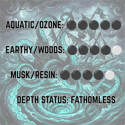 Kraken Cologne (Mythos) | Freezing Ozone • Black Amber • Crushed Moss