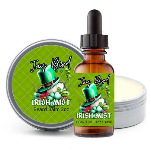 Irish Mist Beard Oil and Balm Bundle | Citrus, Ozonic, Aquatic, Cologne