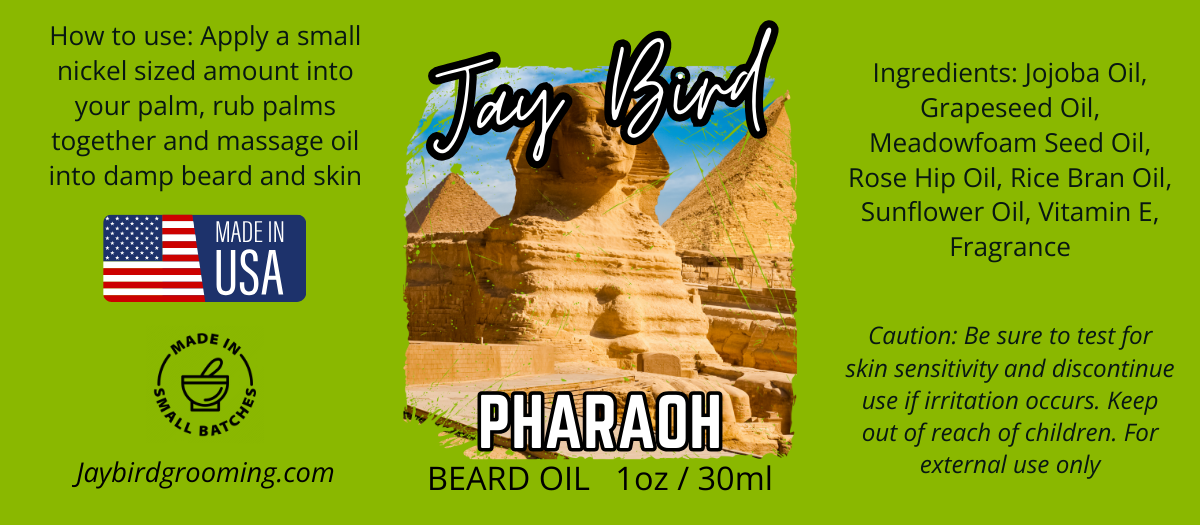 Pharaoh Beard Oil and Balm Bundle