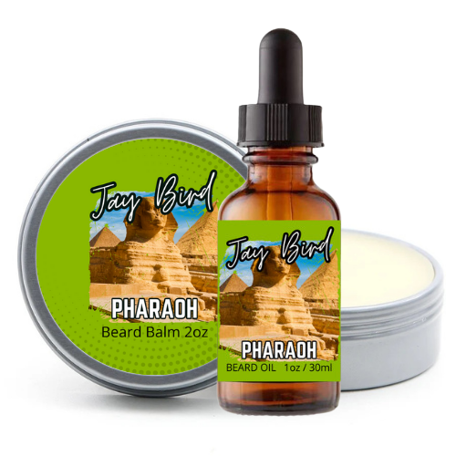 Pharaoh Beard Oil and Balm Bundle