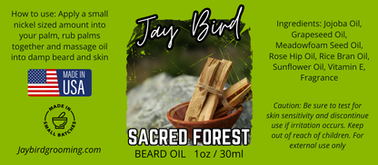 Sacred Forest Beard Oil and Balm Bundle