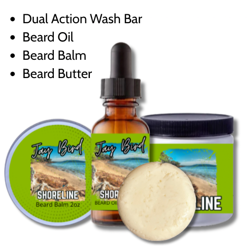 Shoreline All-In-One Kit | Oil, Balm, Butter, and Wash Bar