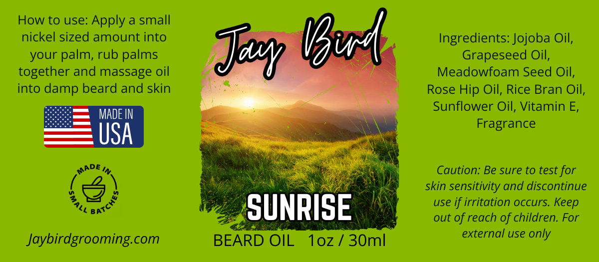 Sunrise Beard Oil | Citrus, Cedar