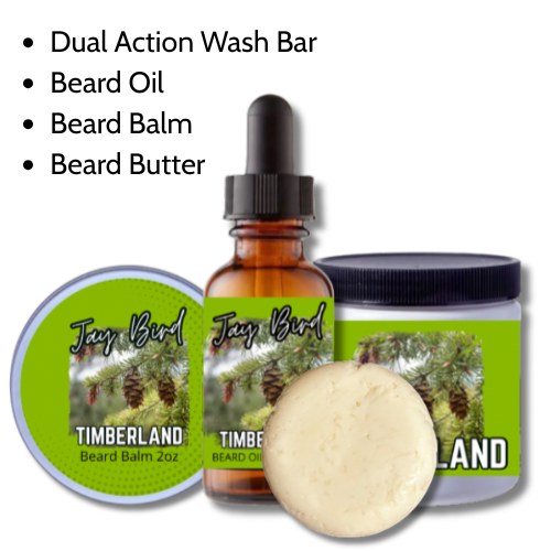 Timberland All-In-One Kit | Oil, Balm, Butter, and Wash Bar