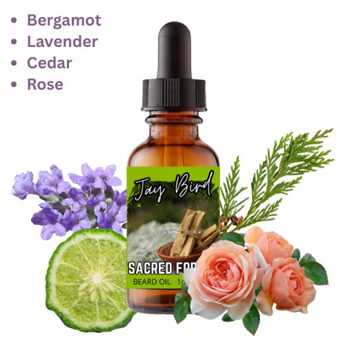 Sacred Forest Beard Oil | Herbal Floral Woods