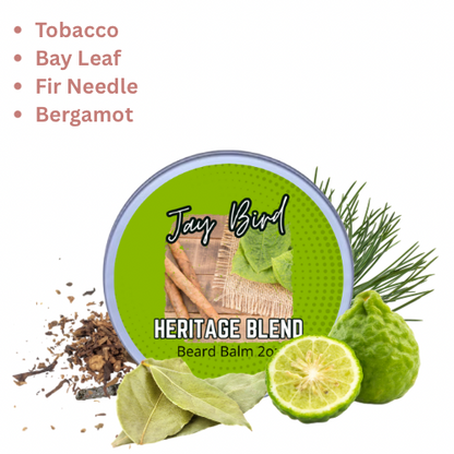 Heritage Blend Beard Balm | Rich Herbal with Smokey Depth